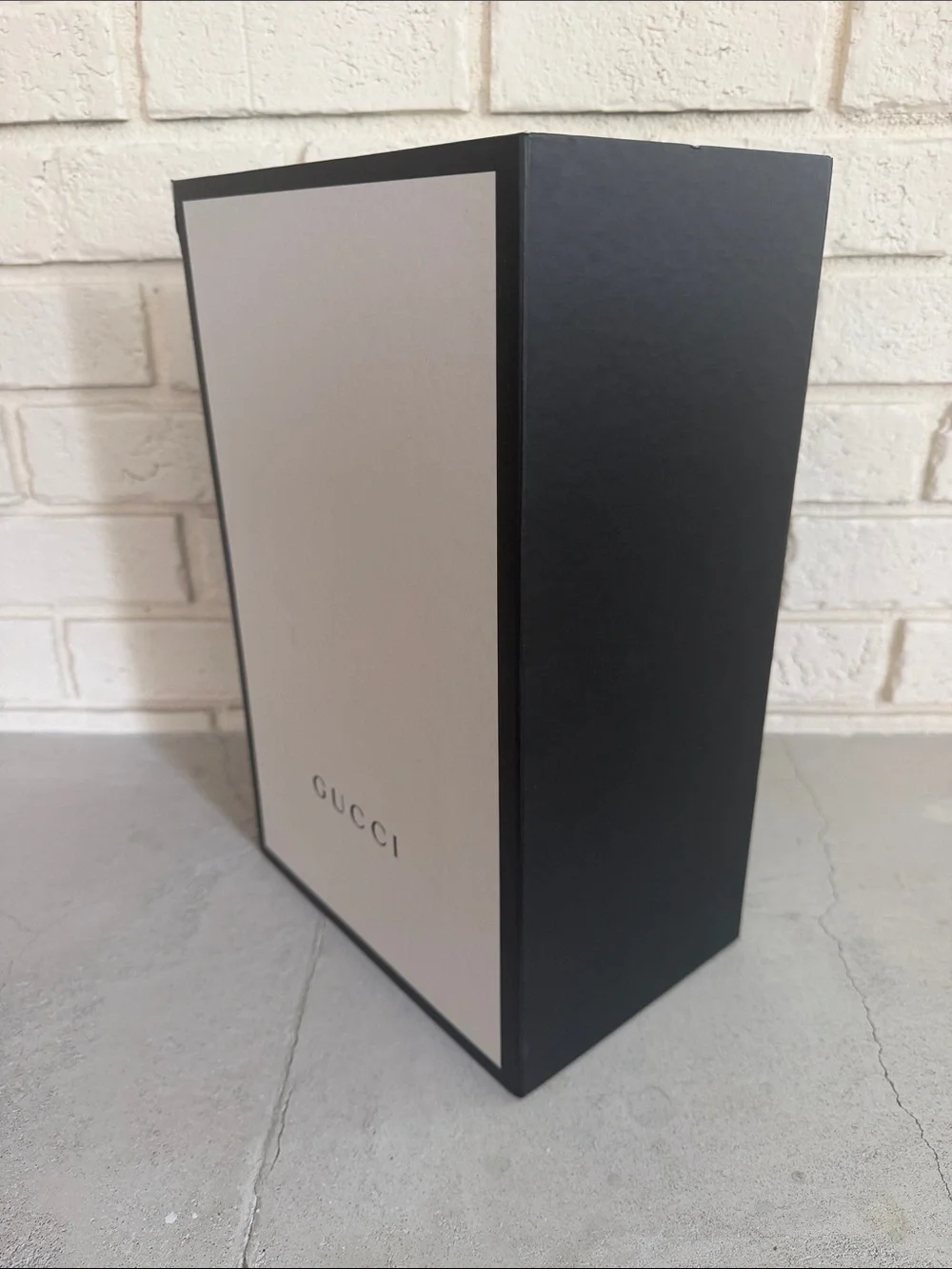 Gucci Black and White Logo Panel Accent